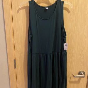 Deep Green Dress